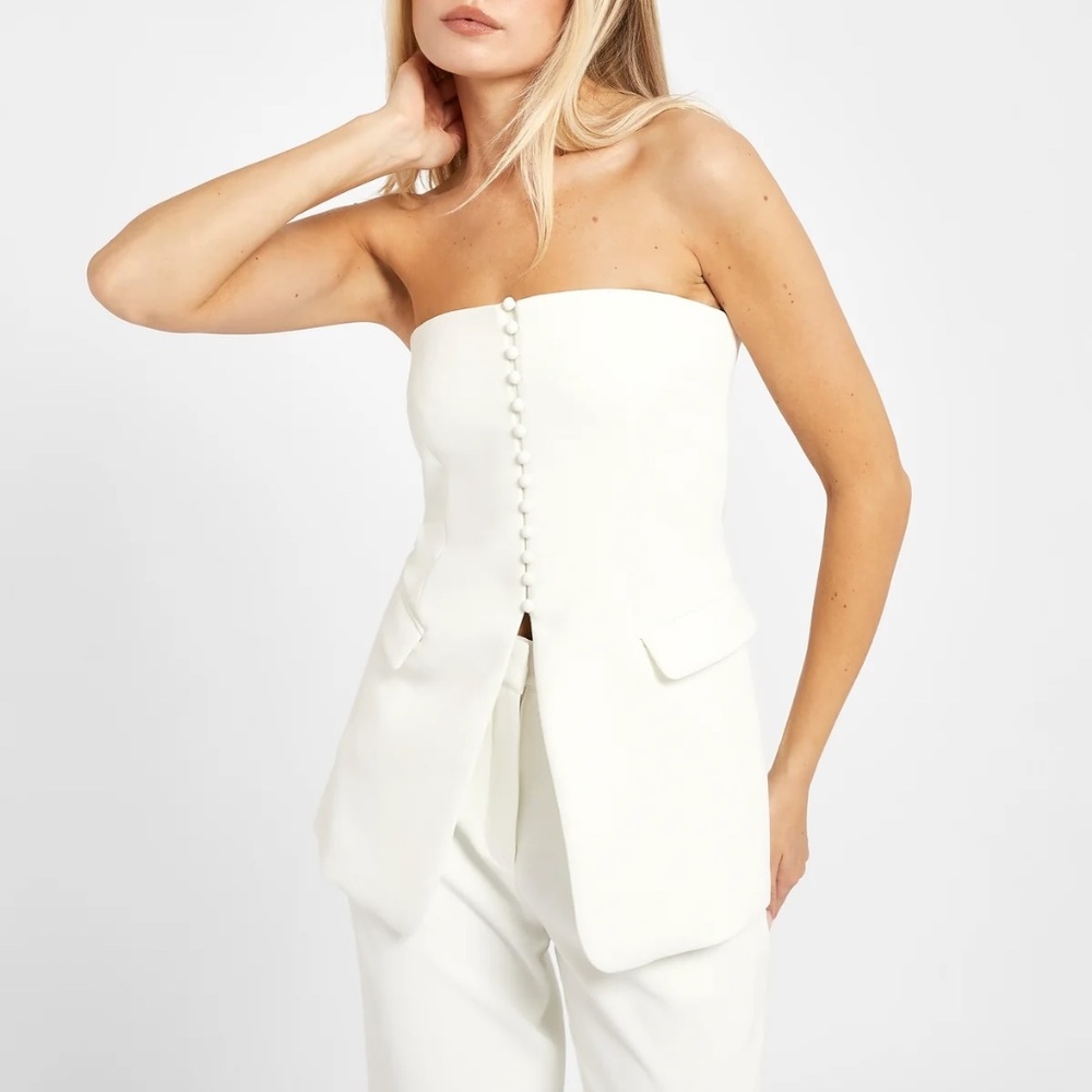 BOA Strapless Peplum Bodice